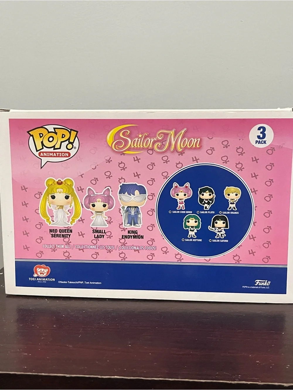 Funko Pop! Sailor Moon Queen Serenity,Small Lady & King Endymion